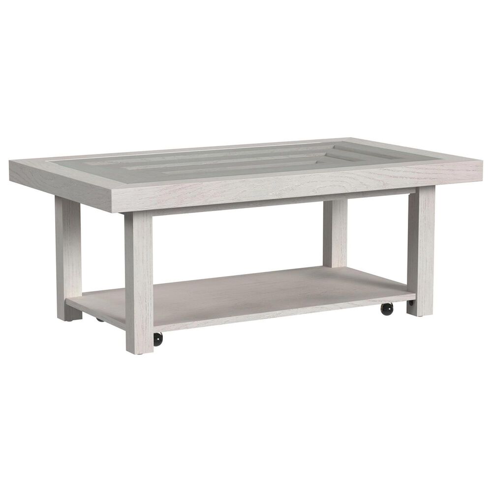 Mayberry Hill Avalanche Coffee Table in Antique White, , large