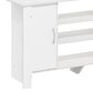 HOMLUX 42.1" Modern TV Stand Entertainment Center with 2-Door in White, , large