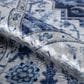 Momeni Karachi KAR-8 2" x 3" Blue Scatter Rug, , large