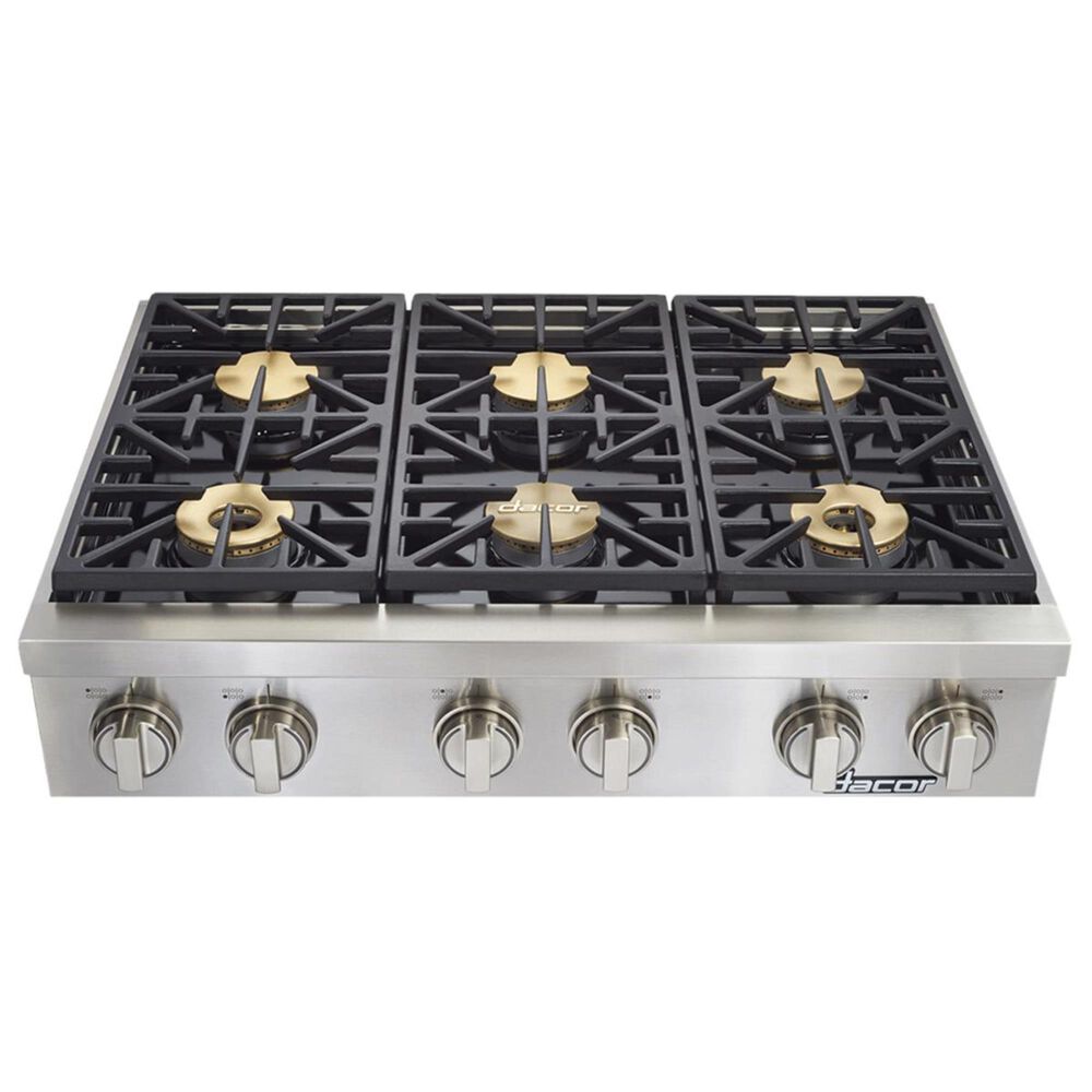 Dacor Heritage 36" Natural Gas Range Top in Stainless, , large