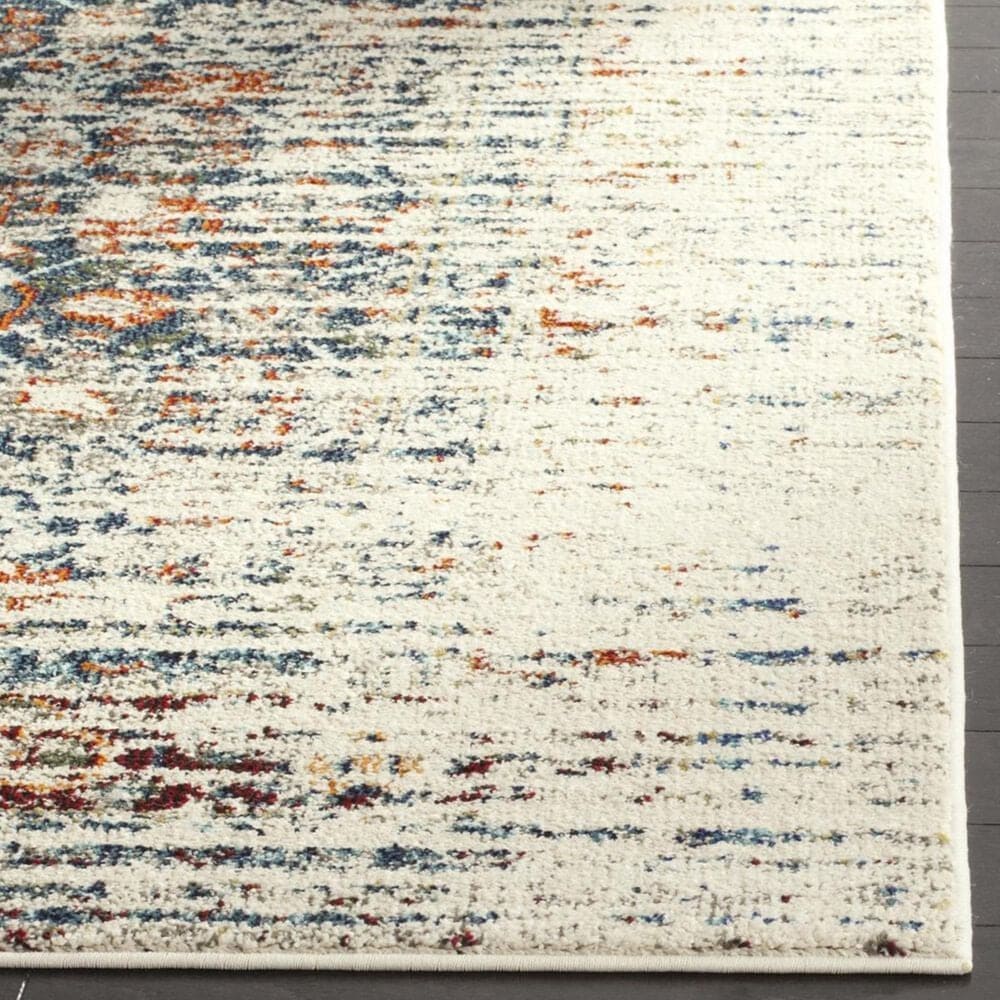 Safavieh Monaco MNC208M-210 2&#39;2&quot; x 10&#39; Ivory/Blue Runner, , large