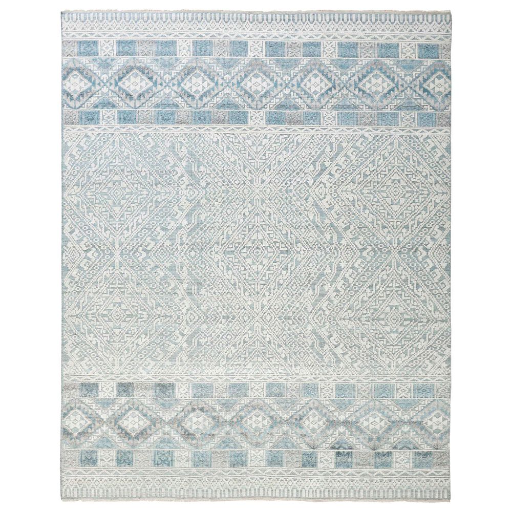 Feizy Rugs Payton 6495F 5"6" x 8"6" Gray and Blue Area Rug, , large