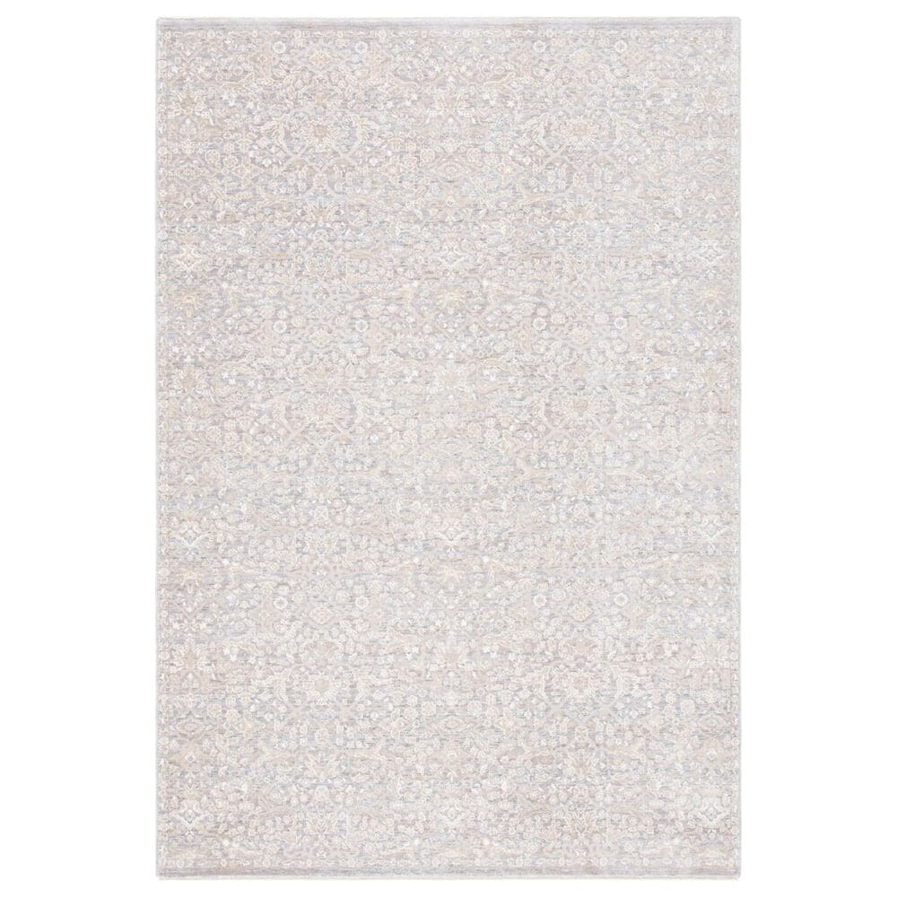 Safavieh Webster WBS314G 4" x 6" Grey and Beige Area Rug, , large