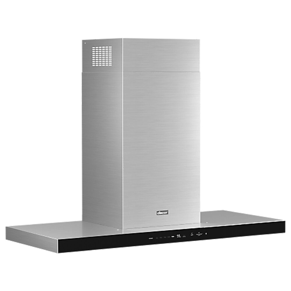 Dacor 48" Chimney Wall Hood in Silver Stainless Steel, , large