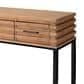 Jamie Young Langford Console Table in Brown and Black, , large