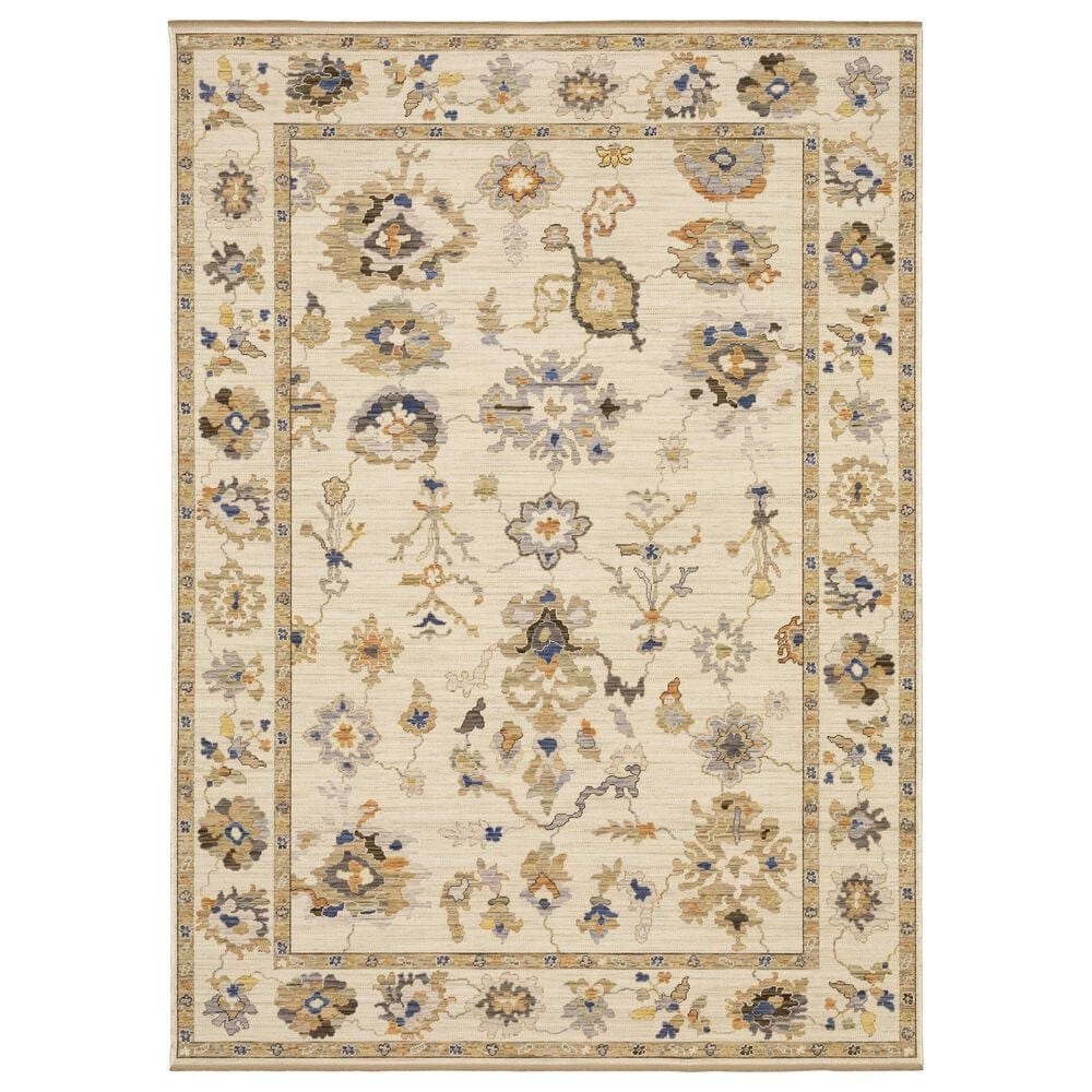 Oriental Weavers Acacia ACA13 Beige and Tan 2" x 3" Area Rug, , large