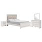 Ashley Altyra 4-Piece Queen Upholstered Bed Set in White, , large