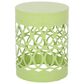 Hearth and Haven Outdoor Side Table with Overlapping Circle Design in Green, , large