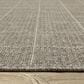 Oriental Weavers Caicos CA04B 1"10" x 7"6" Grey Runner, , large