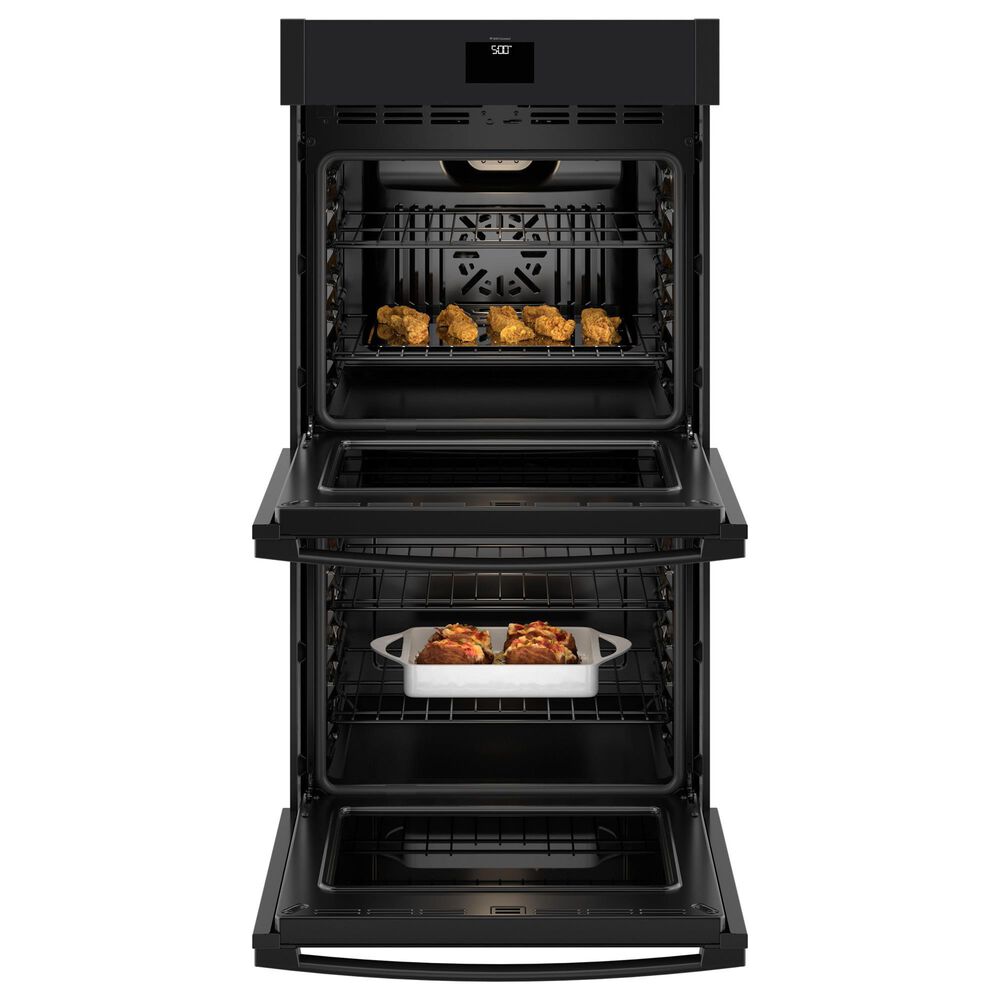 GE Appliances 27&quot; Double Electric Wall Oven with No Preheat Air Fry in Black, , large