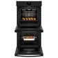 GE Appliances 27" Double Electric Wall Oven with No Preheat Air Fry in Black, , large