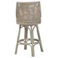 Baxton Studio Bella Swivel Bar Stool in French Grey, , large