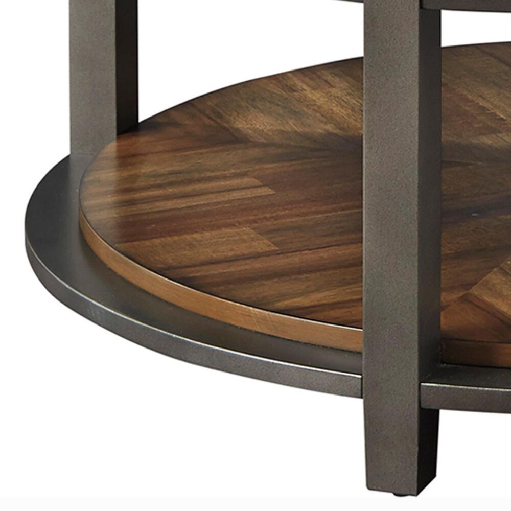 Ashley Roybeck 3-Piece Occasional Table Set in Light Brown and Bronze, , large