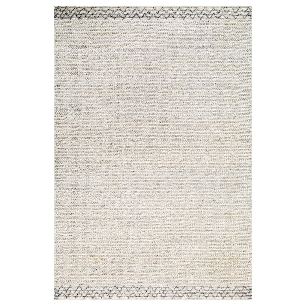 Surya Reika REK-2307 2" x 3" Light Gray, Charcoal and White Area Rug, , large