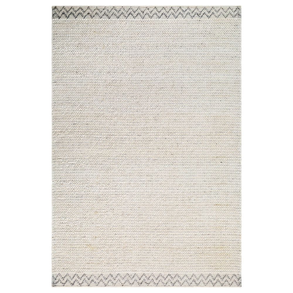 Surya Reika REK-2307 2" x 3" Light Gray, Charcoal and White Area Rug, , large