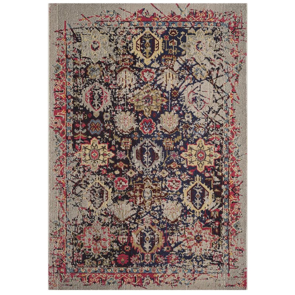 Safavieh Monaco MNC206G-5 5&#39;1&quot; x 7&#39;7&quot; Grey/Multi Area Rug, , large