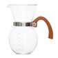 Fino 22 Oz Pour-Over Coffee Maker in Clear and Stainless Steel, , large