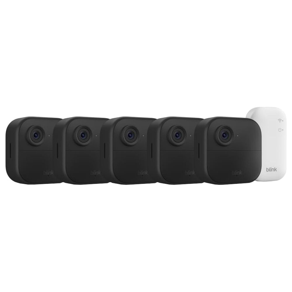 Blink Outdoor 4 5-Security Camera System with Sync Module Core in Black, , large