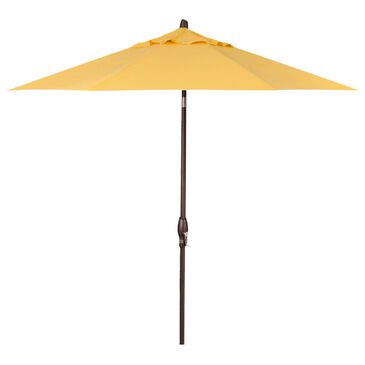 Garden Party 7.5" Push Button Tilt Umbrella in Banana, , large