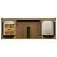 James Martin Vanities Breckenridge 60" Single Bathroom Vanity in Light Natural Oak with 3 cm Arctic Fall Solid Surface Top and Rectangular Sink, , large