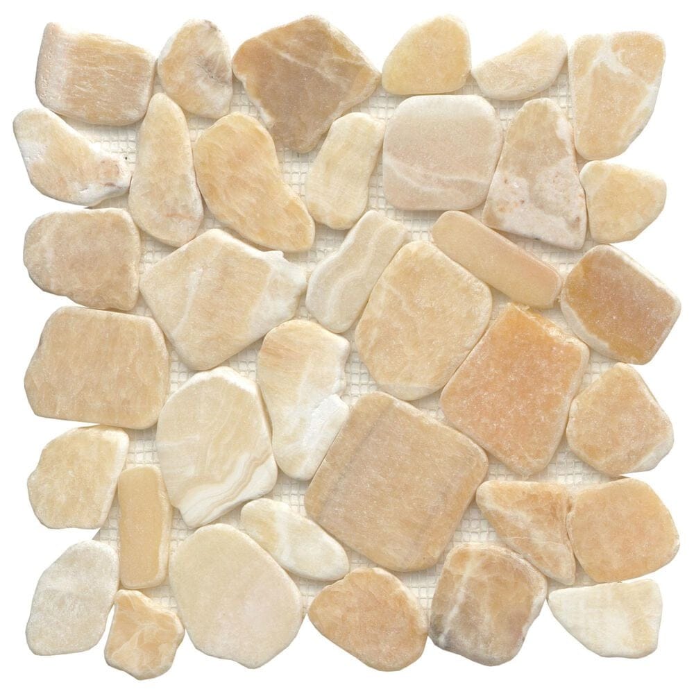 Emser Opuscar Sunrise 12" x 12" Honed Natural Stone Mosaic Sheet, , large