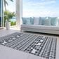 Dalyn Rug Company Wonderland WN28 5" x 7"6" Gray Indoor/Outdoor Area Rug, , large