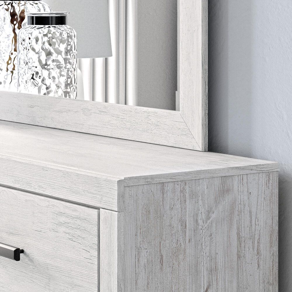 Ashley Cayboni Bedroom Mirror Only in Whitewash, , large