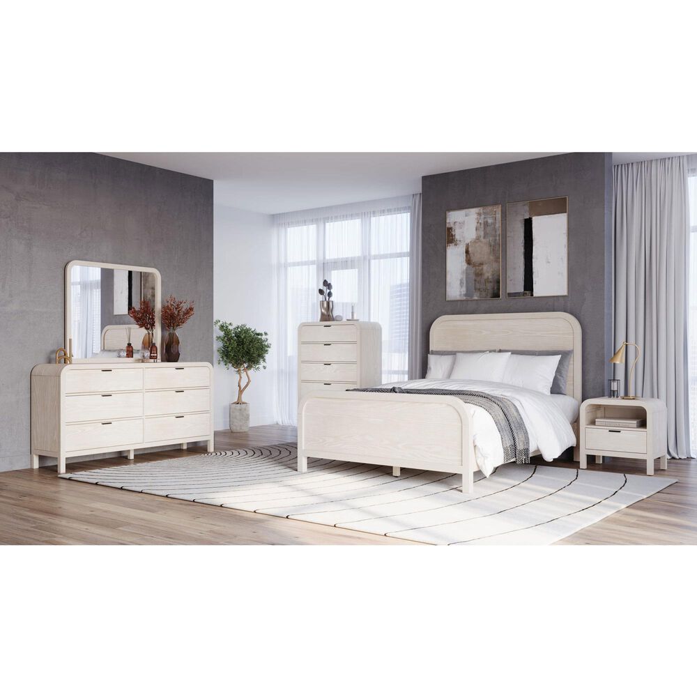 Urban Home Drake Dresser and Mirror in Sugar Finish, , large