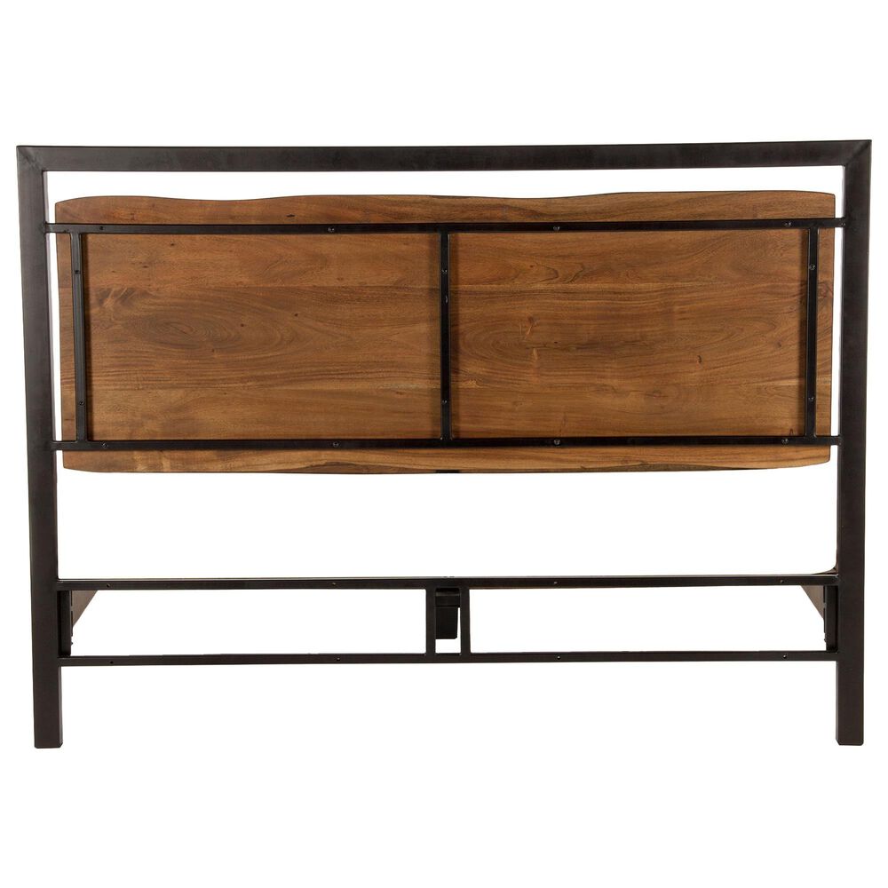 Home Trends &amp; Design Aspen 4-Piece King Bedroom Set in Walnut Brown and Antique Zinc, , large