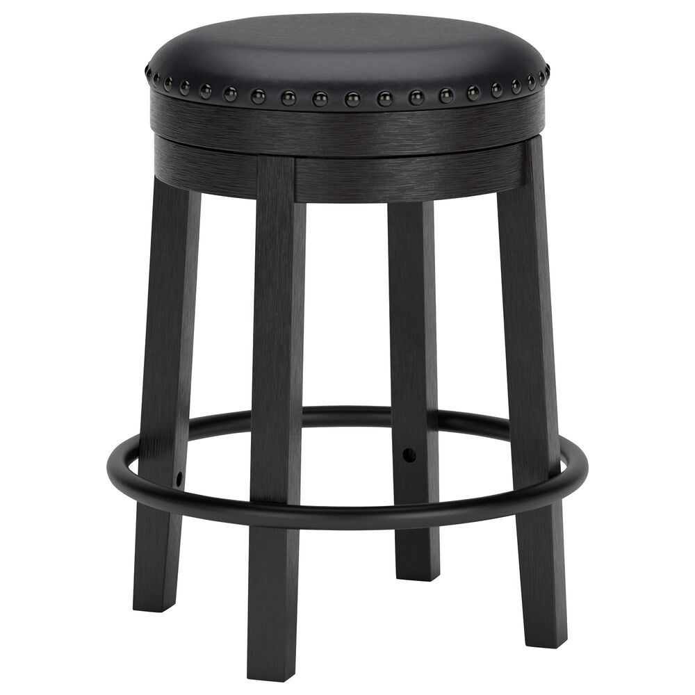 Ashley Valebeck 5-Piece Counter Height Dining Set in Black and Brown, , large