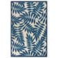Nourison Aloha Floral 7"10" x 10"6" Navy Indoor/Outdoor Area Rug, , large