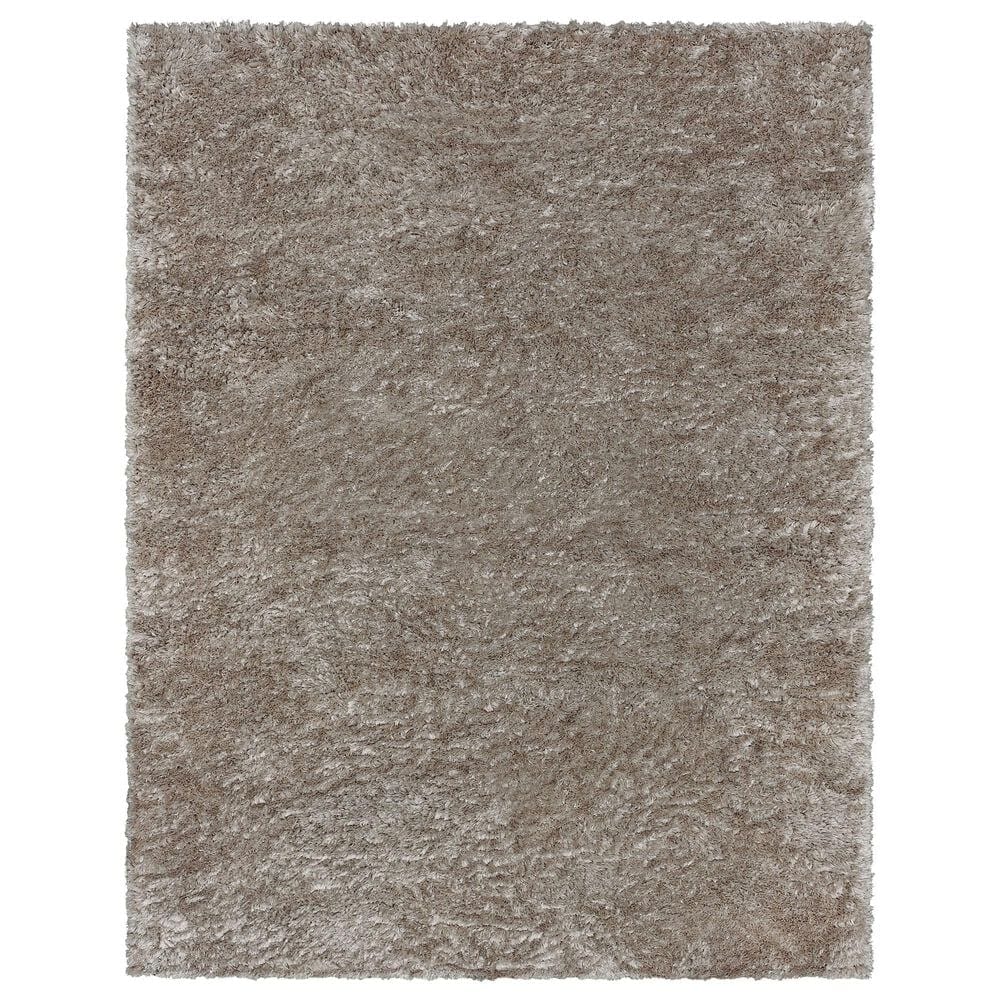Karastan Billow Shag 5"3" x 8" Taupe Area Rug, , large