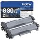 Brother High-Yield Toner Cartridge for up to 6,000 Page in Black (2-Pack), , large