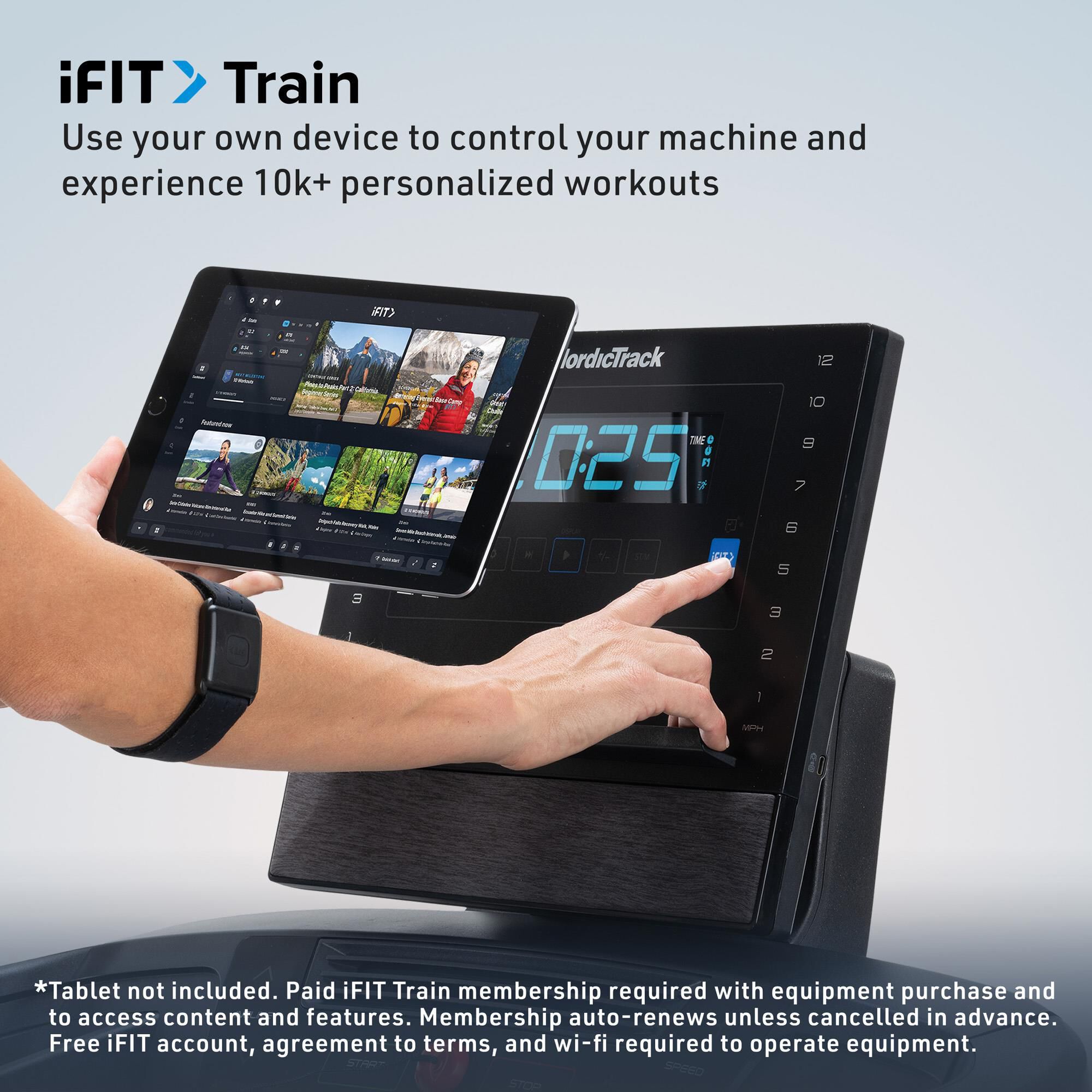 NordicTrack T Series 8 Folding Treadmill with iFIT