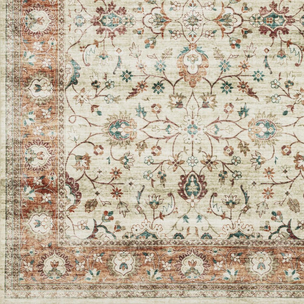 Oriental Weavers Sumter 2&#39; x 8&#39; Ivory and Rust Runner, , large