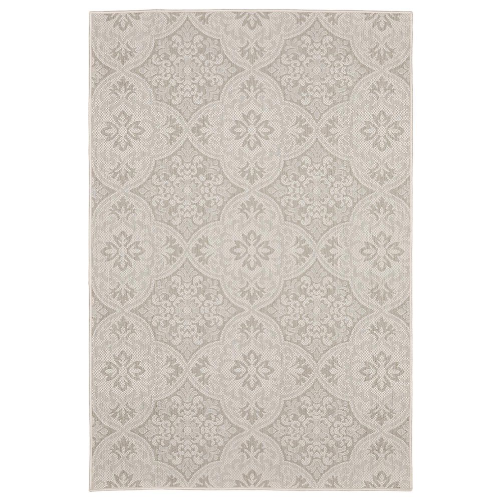 Oriental Weavers Portofino 2805W 5"3" x 7"3" Ivory Area Rug, , large