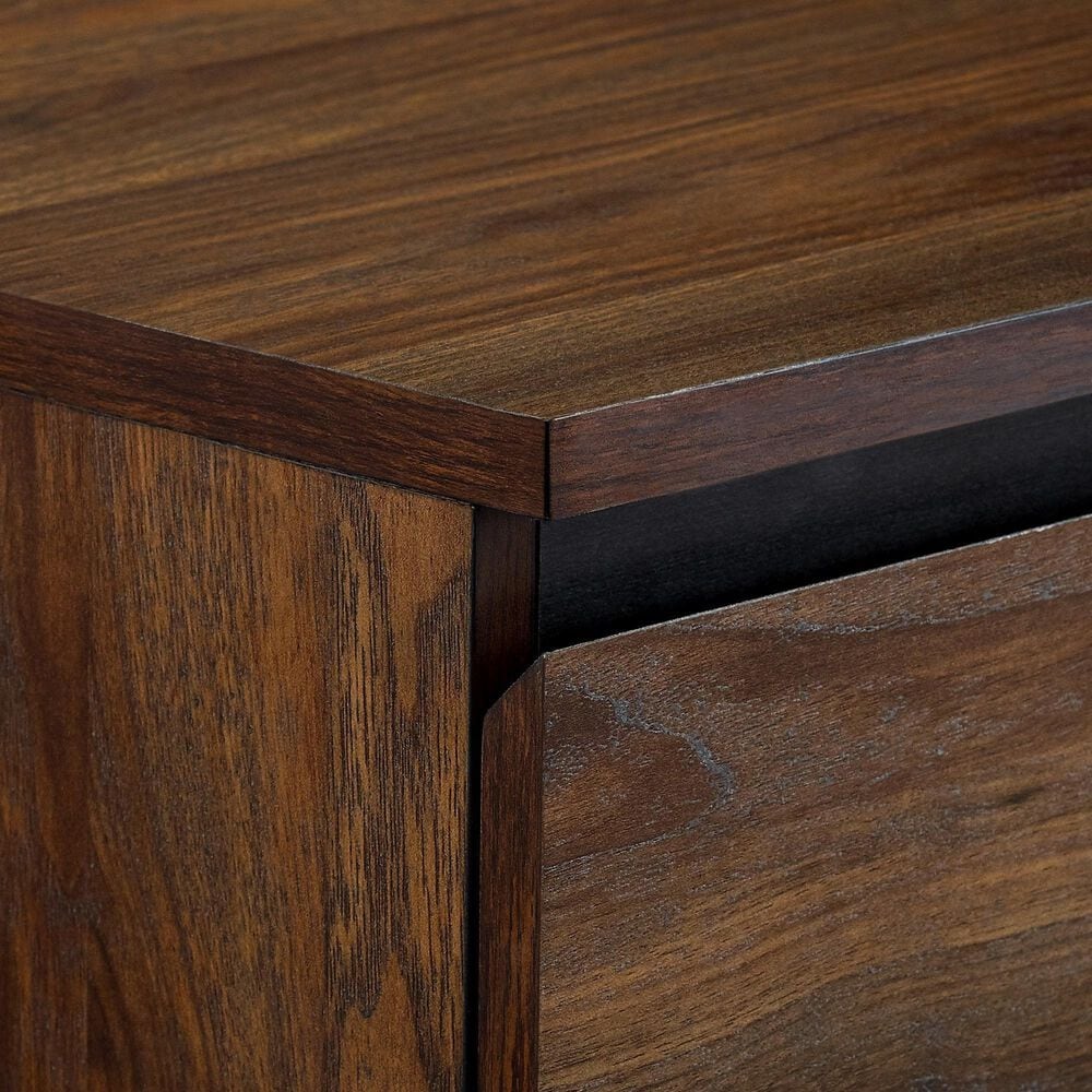 Walker Edison Elroy 4-Drawer Chest in Dark Walnut, , large
