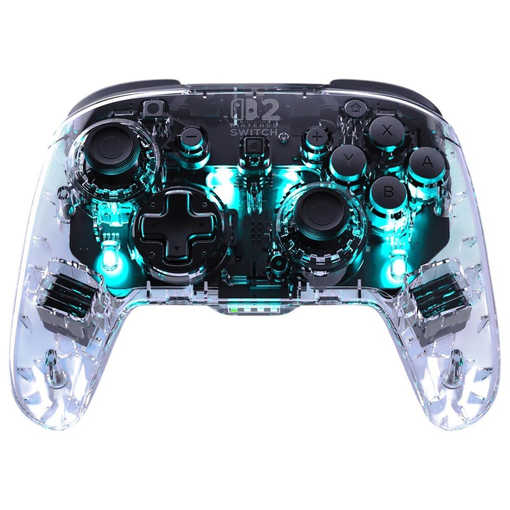 Turtle Beach Afterglow Wireless RBG Gaming Controller for Nintendo Switch 2 in Clear, , large