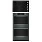 KitchenAid 2-Piece Kitchen Package with Juniper 30" Smart Double Wall Oven and Black 30" Electric Cooktop, , large