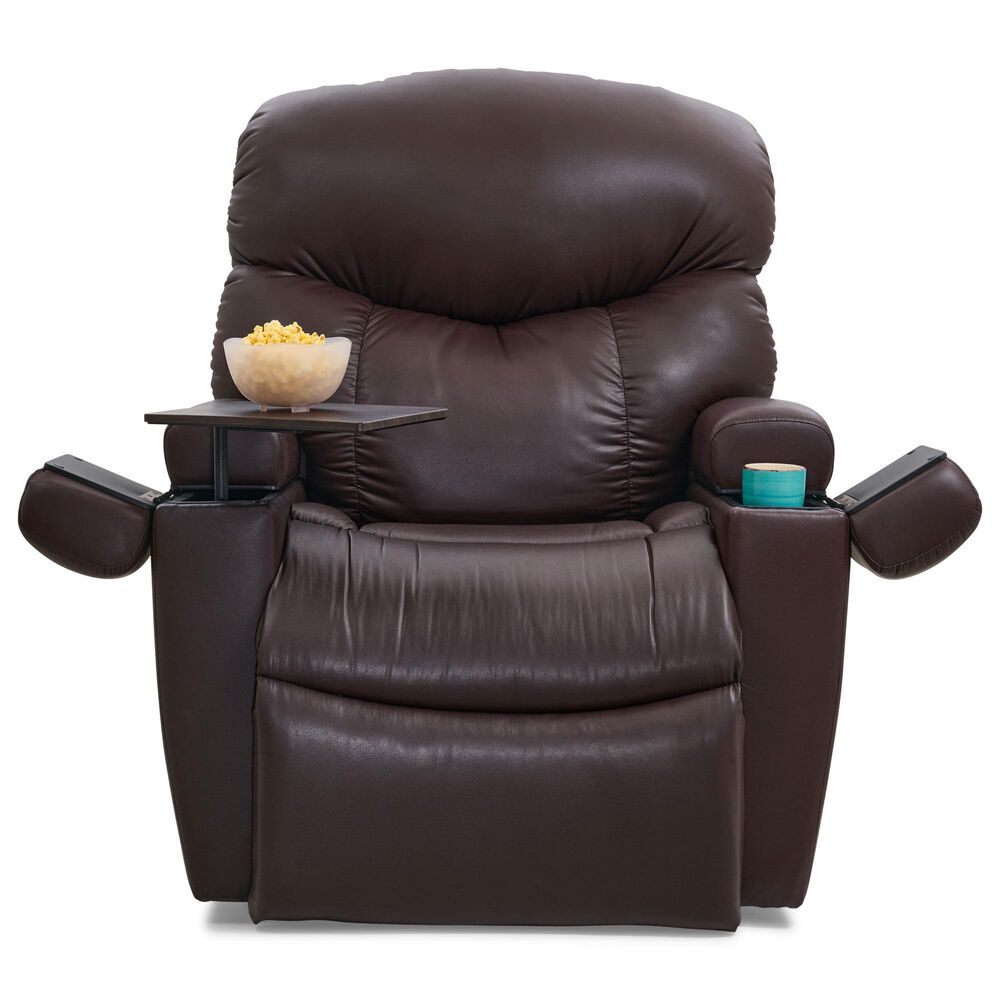 Lounge Maya Medium Power Lift Recliner with Nirvana Heat and Air Massage in Brisa Coffee Bean, , large