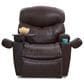 Lounge Maya Medium Power Lift Recliner with Nirvana Heat and Air Massage in Brisa Coffee Bean, , large
