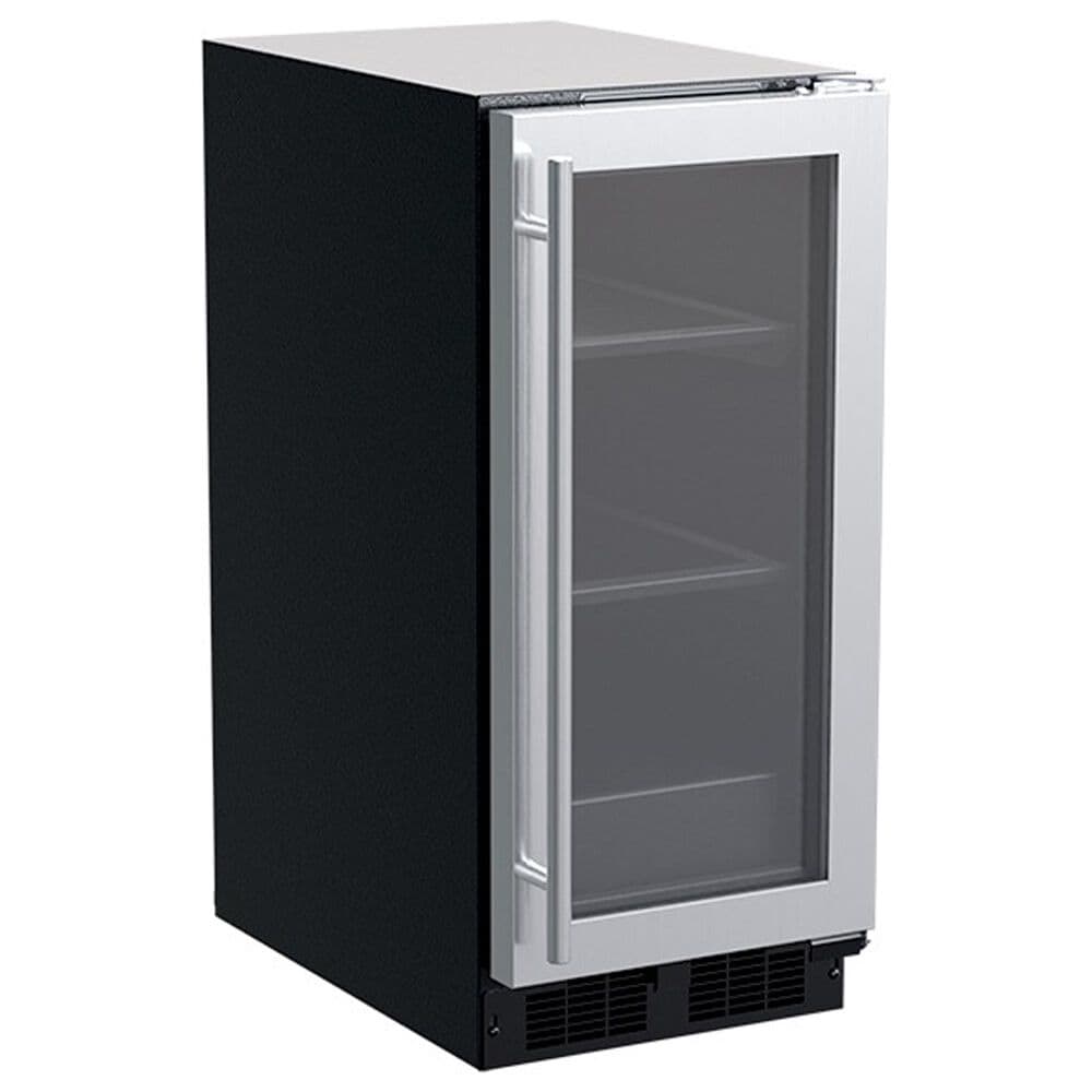 Marvel 2.7 Cu. Ft. Built-In Refrigerator with Frame Glass in Stainless Steel, , large