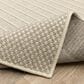 ROW by Oriental Weavers Zarina ZAR04 Beige and Ivory 6"7" x 9"2" Indoor/Outdoor Area Rug, , large