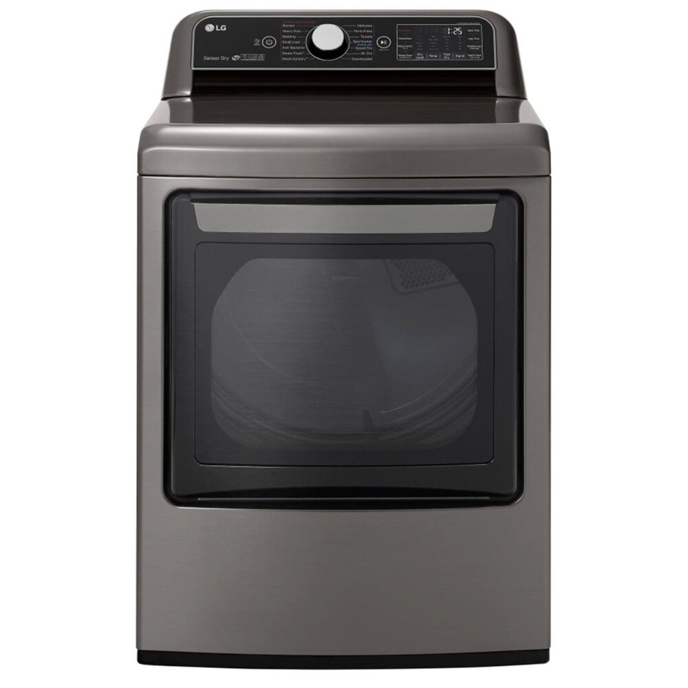 LG 7.3 cu.ft. Smart wi-fi Enabled Electric Dryer with TurboSteam in Graphite Steel, , large