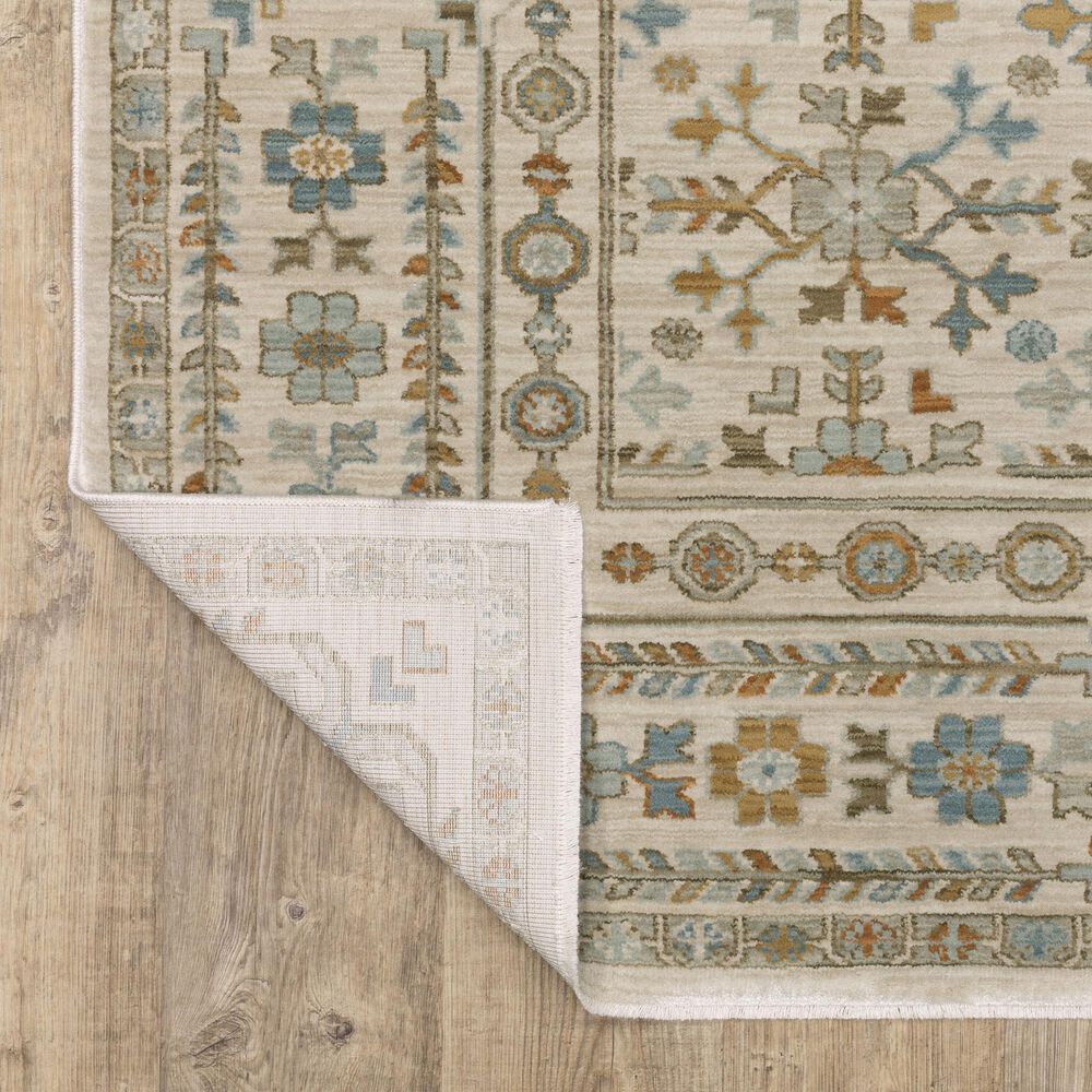 Oriental Weavers Maeve Ivory and Blue 3&#39;3&quot; x 5&#39; Area Rug, , large