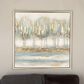 Maple and Jade 39" x 39" Lakeside Canvas Wall Art in Brown, Blue and Yellow, , large