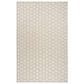 Nourison Twist Reversible 6" x 9" Grey Indoor/Outdoor Area Rug, , large