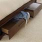 Riva Ridge Modern Loft California King Storage Panel Bed with Dresser, Chest, and Two Nightstands in Brownstone, , large