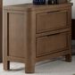 Riverside Furniture Jaxon 2-Drawer Nightstand in Casual Mink, , large