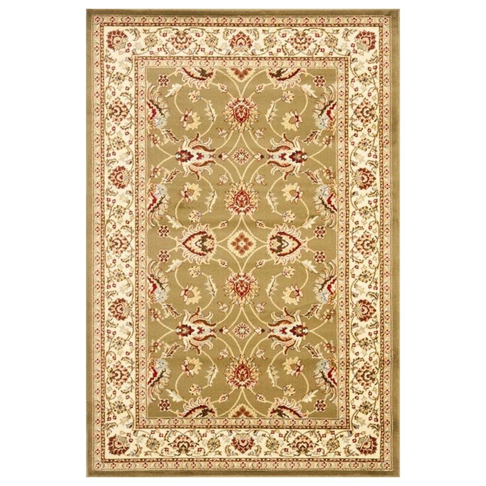 Safavieh Lyndhurst LNH553 3"3" x 5"3" Green and Ivory Area Rug, , large